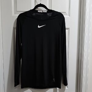 Nike Black Long Sleeve Athletic Tee